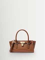 Michael Kors Brown Hamilton Moderne East West Satchel Cross-Body Bag - Image 5 of 6