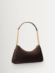 Michael Kors Brown Nolita Chain Pouchette Bag - Image 3 of 4