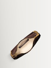 Michael Kors Brown Nolita Chain Pouchette Bag - Image 4 of 4