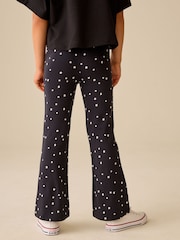 Étoile noir/blanc - Leggings évasés (3-16 ans) - Image 3 de 7