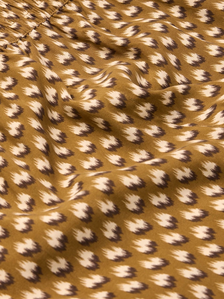 Whistles Green IKAT Spot Crop Trousers - Image 5 of 5