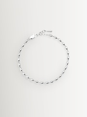 Missoma Silver Molten Olive Chain Bracelet - Image 1 of 4