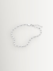 Missoma Silver Molten Olive Chain Bracelet - Image 2 of 4