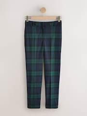 Schwarz & Grün - Karierte Hose in Slim-Fit - Bild 7 von 9