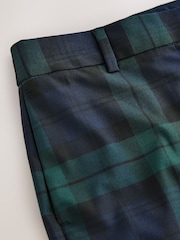 Schwarz & Grün - Karierte Hose in Slim-Fit - Bild 9 von 9