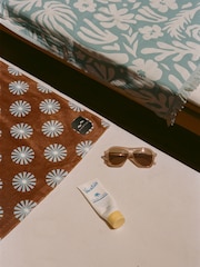 SlowTide Toast Sun Dazed Cotton Artistic Beach Towel - Image 1 of 5