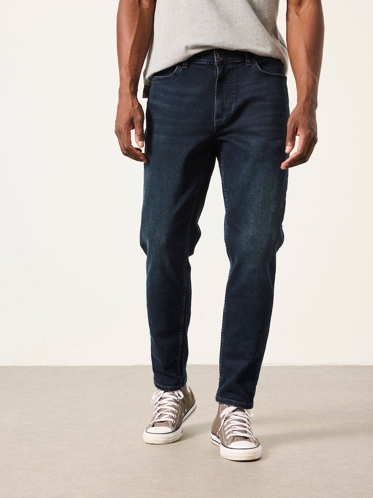 FatFace Denim Dark Blue Skinny Fit Jeans - Image 1 of 6 FatFace Denim Dark Blue Skinny Fit Jeans - Image 1 of 6
