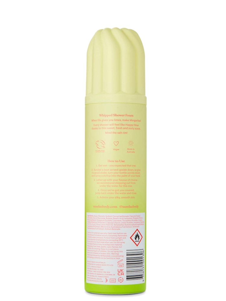 Sundae Margarita Whipped Shower Foam 265ml - Image 2 of 5