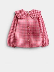 Jojo Maman Bébé Chambray Blue Shirt & Heart Pocket Dress Set - Image 2 of 8