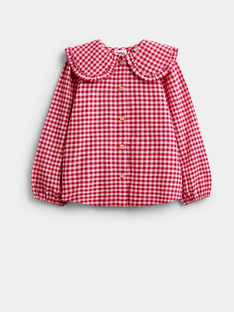 Jojo Maman Bébé Chambray Blue Shirt & Heart Pocket Dress Set - Image 2 of 8 Jojo Maman Bébé Chambray Blue Shirt & Heart Pocket Dress Set - Image 2 of 8