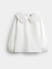 Jojo Maman Bébé Embroidered Cord Pinafore Dress & Blouse Set - Slika 2 od 7