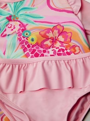 Monsoon Baby Giraffe Print Rash Vest Swim Set - Image 3 of 3