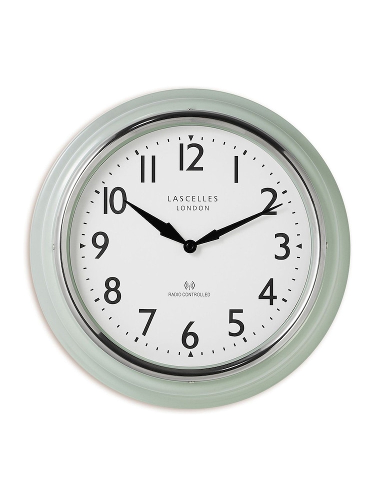 Brookpace Lascelles Green Marion Radio Controlled wall Clock - Image 2 of 3