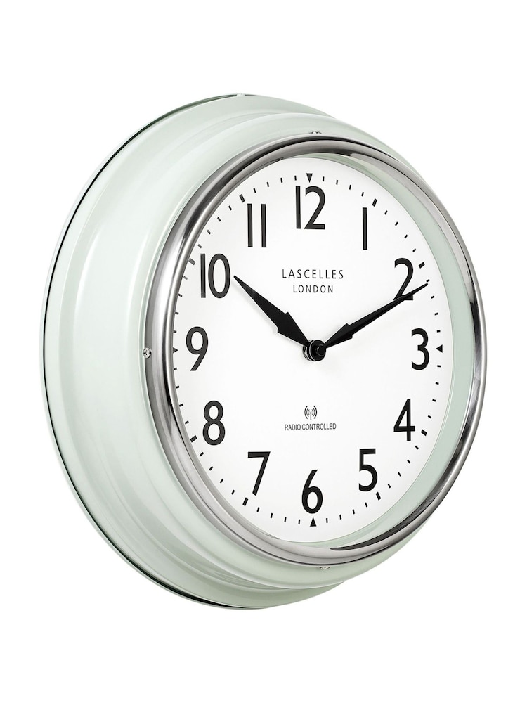 Brookpace Lascelles Green Marion Radio Controlled wall Clock - Image 3 of 3