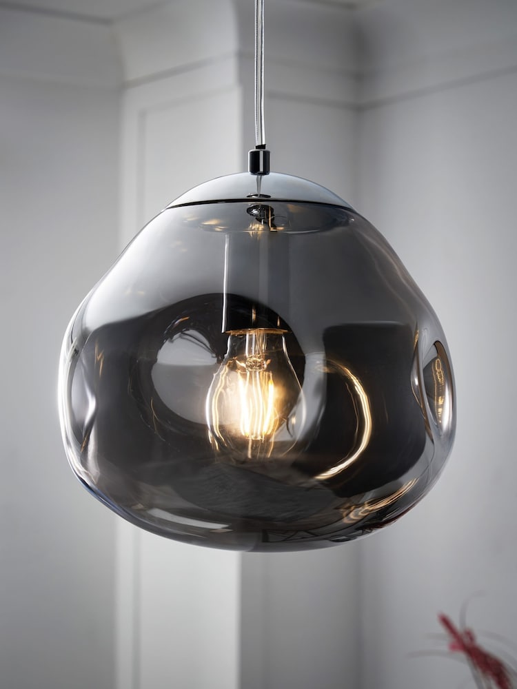 BHS Wilder Glass Pendant - Image 1 of 7 BHS Wilder Glass Pendant - Image 1 of 7