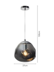 BHS Wilder Glass Pendant - Image 7 of 7