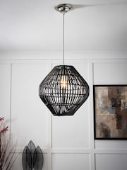 BHS Black Bamboo Bobbin Shade - Image 2 of 7