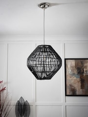 BHS Black Bamboo Bobbin Shade - Image 3 of 7