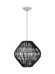 BHS Black Bamboo Bobbin Shade - Image 5 of 7