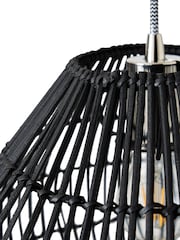 BHS Black Bamboo Bobbin Shade - Image 6 of 7