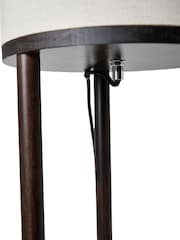 BHS Walnut Shelby Floor Lamp - Image 6 of 6