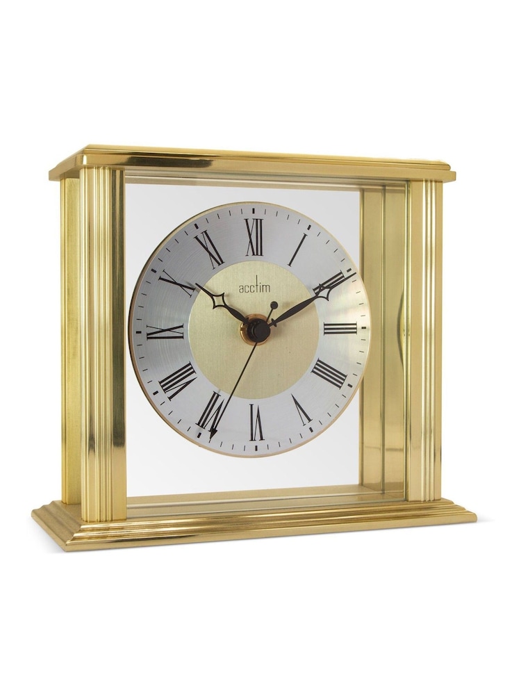 Acctim Clocks Gold Tone Hamilton Table Clock - Image 1 of 5