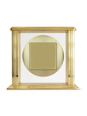 Acctim Clocks Gold Tone Hamilton Table Clock - Image 4 of 5