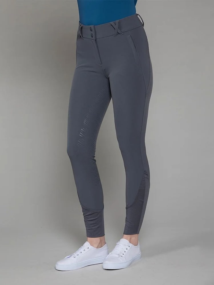 Toggi Grey Flexi Woven Breaches Leggings - Image 1 of 3 Toggi Grey Flexi Woven Breaches Leggings - Image 1 of 3