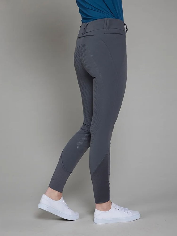 Toggi Grey Flexi Woven Breaches Leggings - Image 3 of 3 Toggi Grey Flexi Woven Breaches Leggings - Image 3 of 3