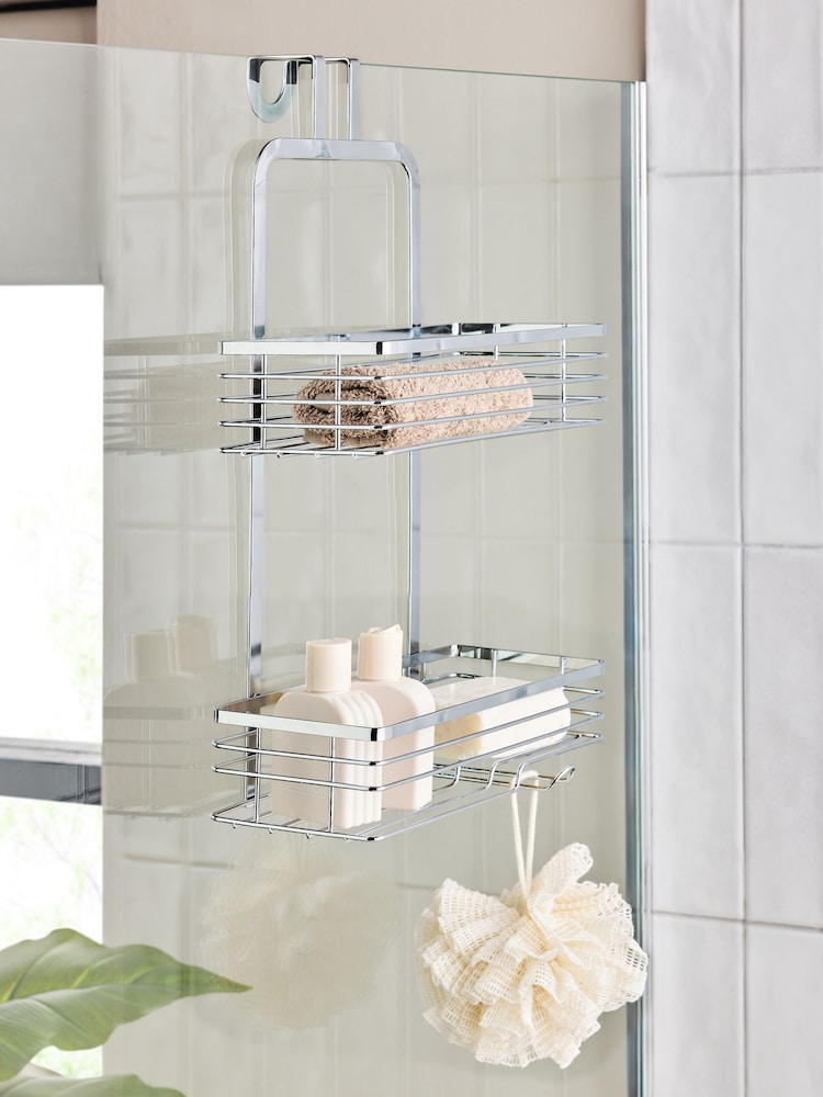 Silver Shower Caddy - Image 1 of 4