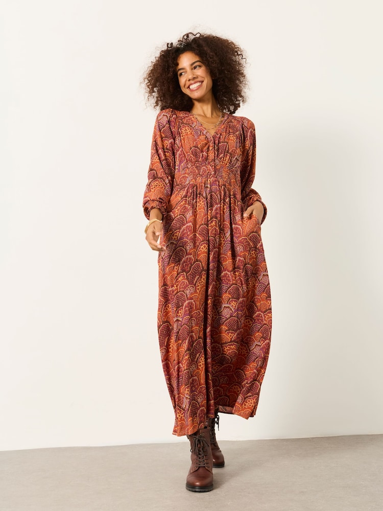 FatFace Ophelia Purple Mountains Petite Dress - Image 1 of 6 FatFace Ophelia Purple Mountains Petite Dress - Image 1 of 6