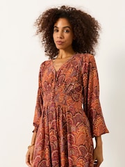 FatFace Ophelia Purple Mountains Petite Dress - Image 3 of 6