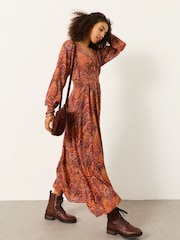 FatFace Ophelia Purple Mountains Petite Dress - Image 5 of 6