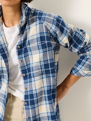 Bleu - Chemise à carreaux FatFace - Image 4 de 5