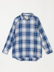 Bleu - Chemise à carreaux FatFace - Image 5 de 5
