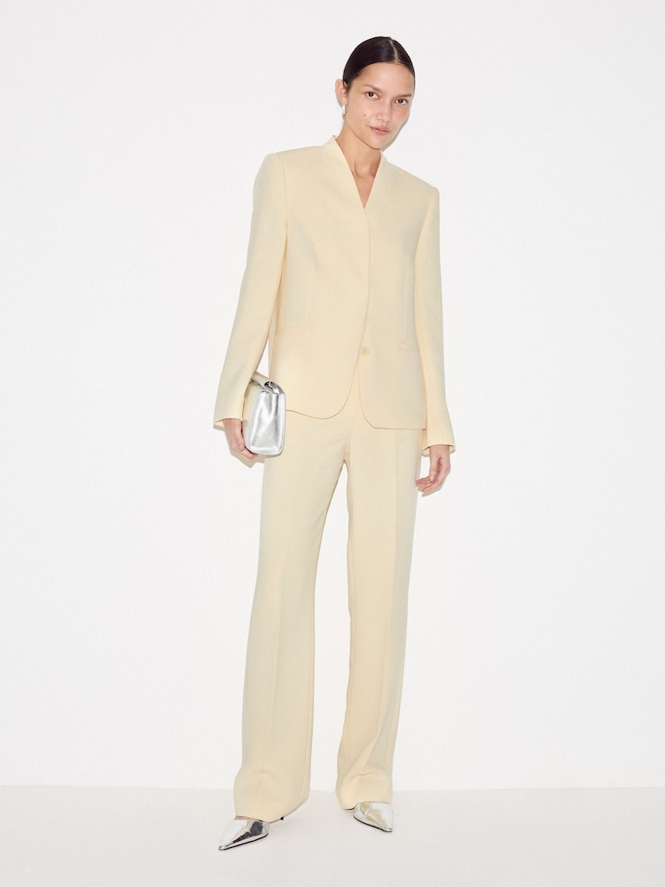 Jigsaw Yellow Corinne Tailored Blazer - Image 1 of 5