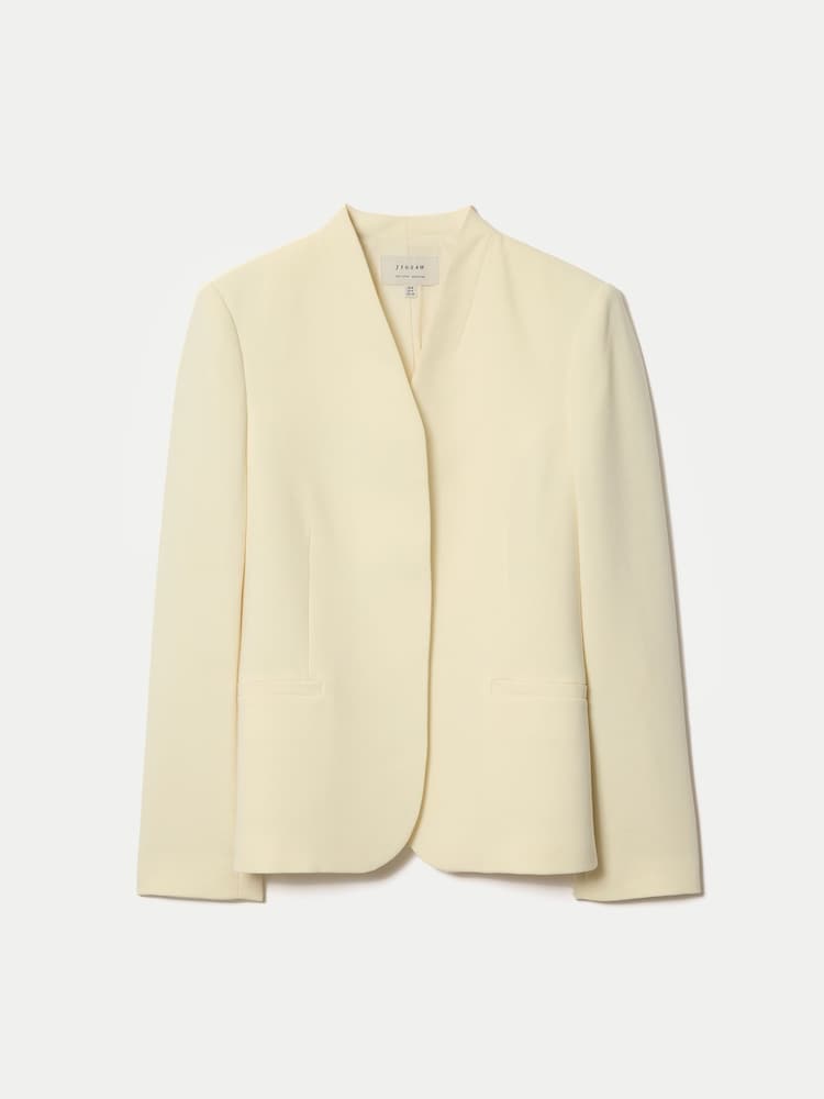 Jigsaw Yellow Corinne Tailored Blazer - Image 5 of 5