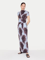 Jigsaw Tiger Orchid Cap Sleeve Dress - Bild 1 von 6