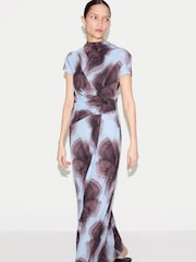 Jigsaw Tiger Orchid Cap Sleeve Dress - Bild 3 von 6