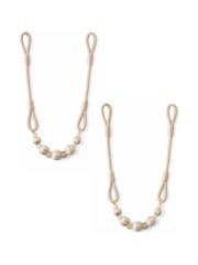Laura Ashley Set of 2 Pink Marrion Tiebacks - Image 2 of 2
