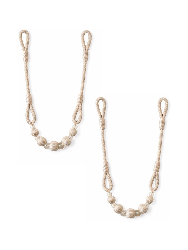Laura Ashley Set of 2 Pink Marrion Tiebacks - Image 2 of 2 Laura Ashley Set of 2 Pink Marrion Tiebacks - Image 2 of 2