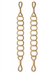 Laura Ashley Set of 2 Natural Ardal Tiebacks - Image 2 of 3