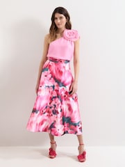 Phase Eight Pink Angelina Corsage Top - Image 3 of 6