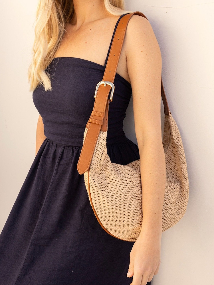 Novo Natural Antibes Sling Zip Shoulder Bag - Image 1 of 4