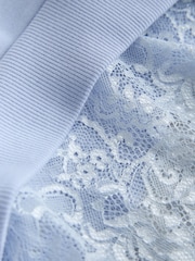 Blue Lace Hem Hoodie (3-16yrs) - Image 7 of 8