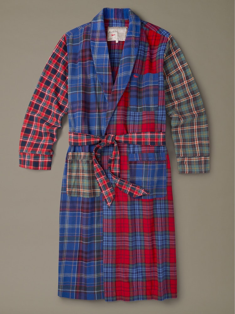 Aubin Rupert Flannel Dressing Gown - Image 1 of 1