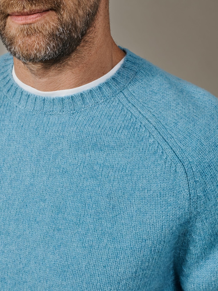 Aubin Prestwick Shetland Crew Jumper - Image 2 of 4