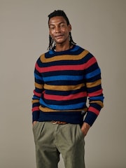 Aubin Prestwick Shetland Crew Jumper - Image 1 of 4
