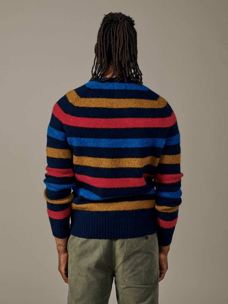 Aubin Prestwick Shetland Crew Jumper - Image 2 of 4