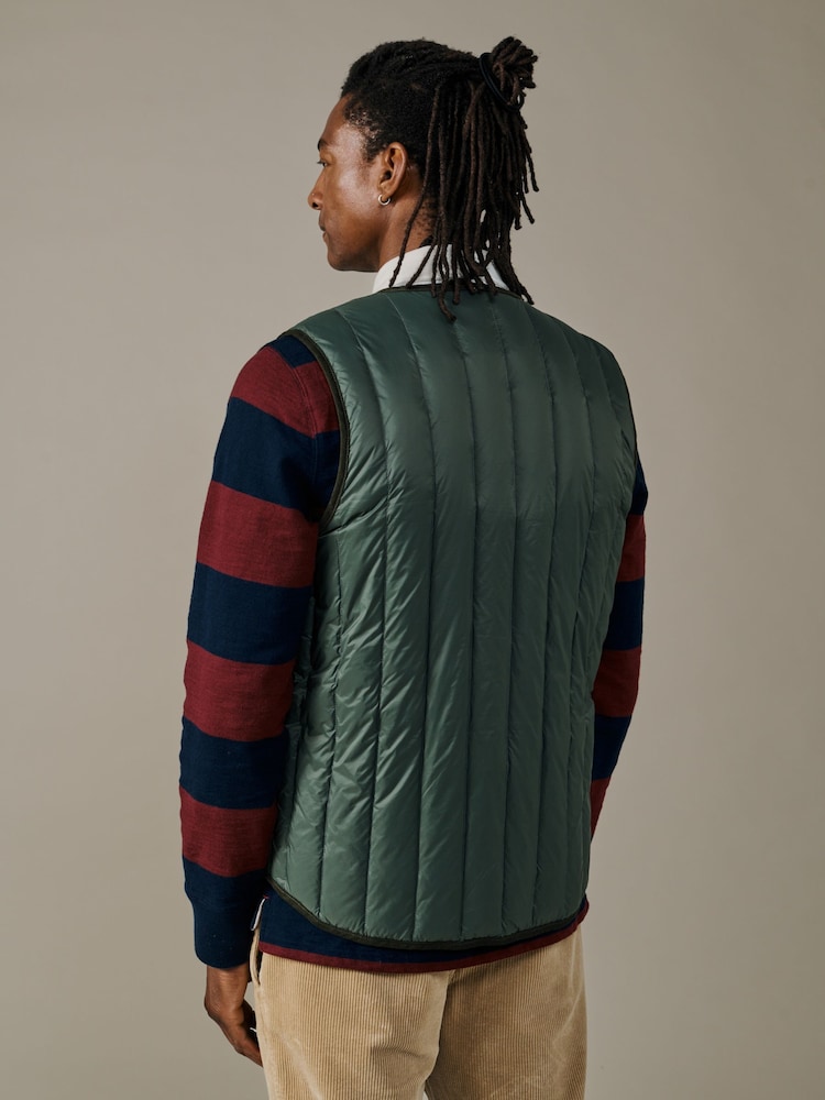 Aubin Green Knight Down Liner Gilet - Image 2 of 5